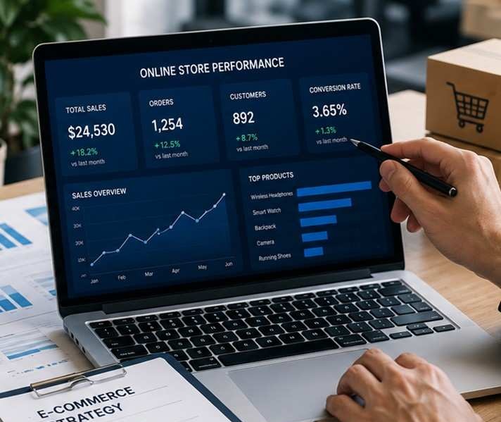 E-commerce Dashboard Example 2