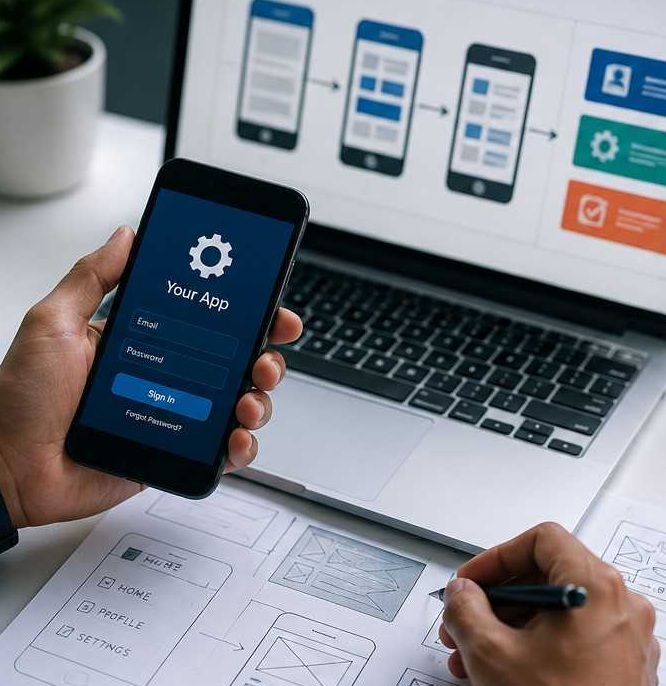 Modern app Design Example