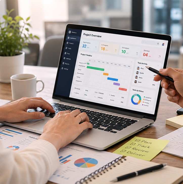 Project Management ERP Software and Task Collaboration
